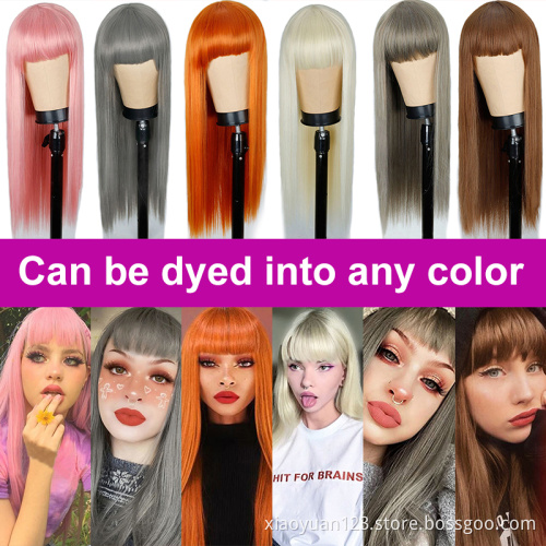 Verified Hair Supplier 99j Color 12aPeruvian Double Drawn Funmi Hair No Lace Full Head Wig Pure Human Hair Short Bob with Fringe